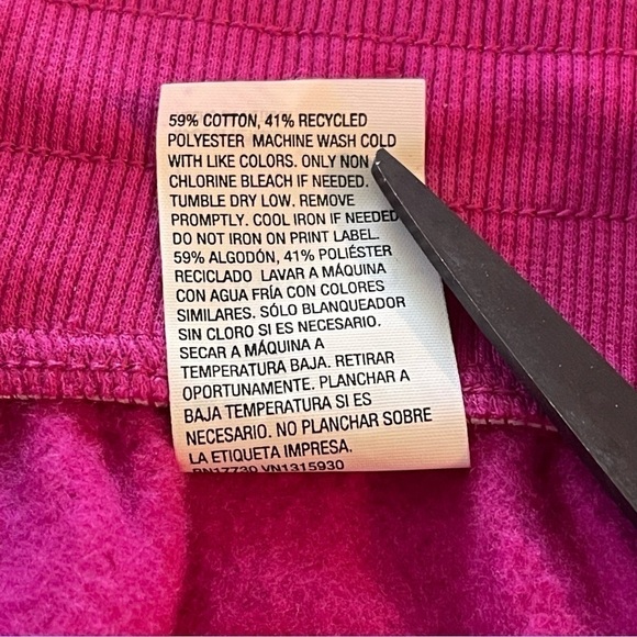 NWT All in Motion high rise fleece shorts berry purple size large - Picture 7 of 11